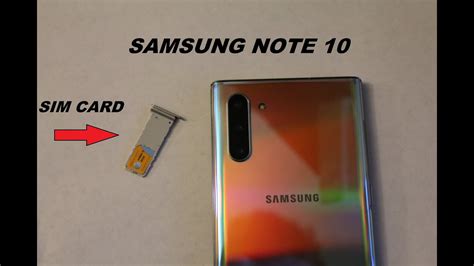 how to remove sim card from samsung note 10 plus|Galaxy Note 10 SIM Card Guide.